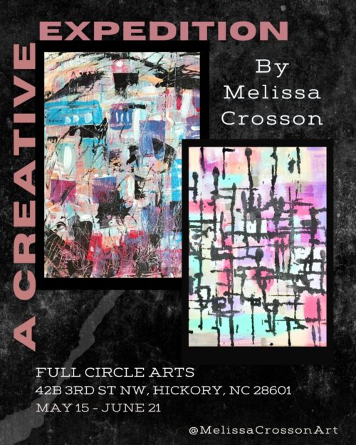 Details of Melissa Crosson's exhibition at Full Circle Arts