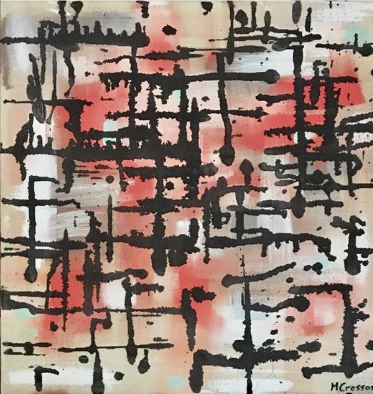 Painting - Salmon Swarming In Hatcheries by Melissa Crosson